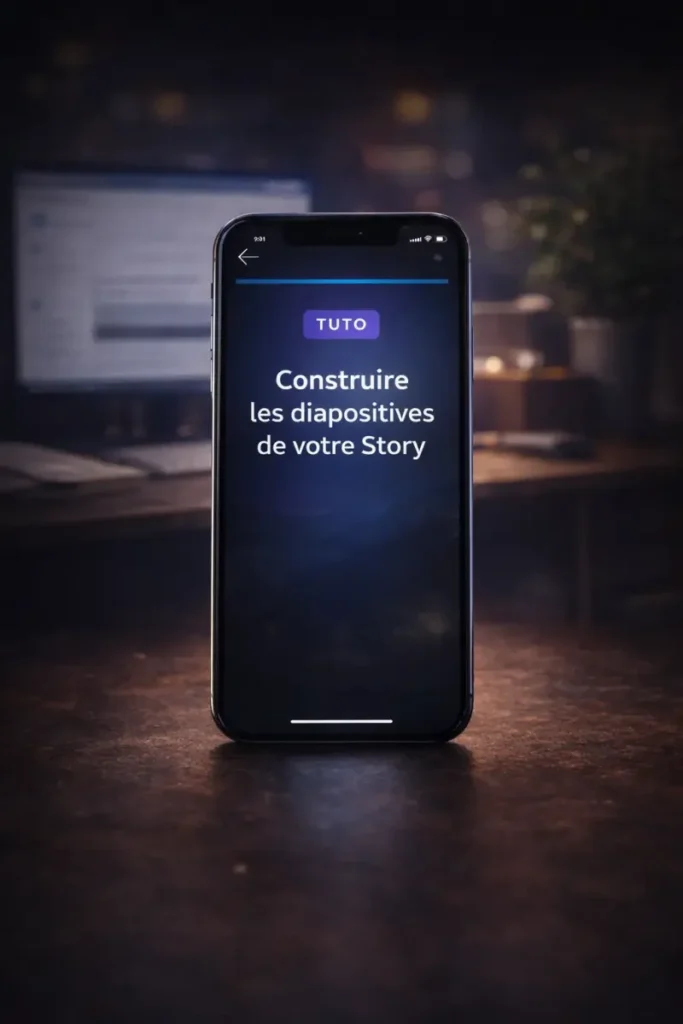 Construire les diapositives de votre Story