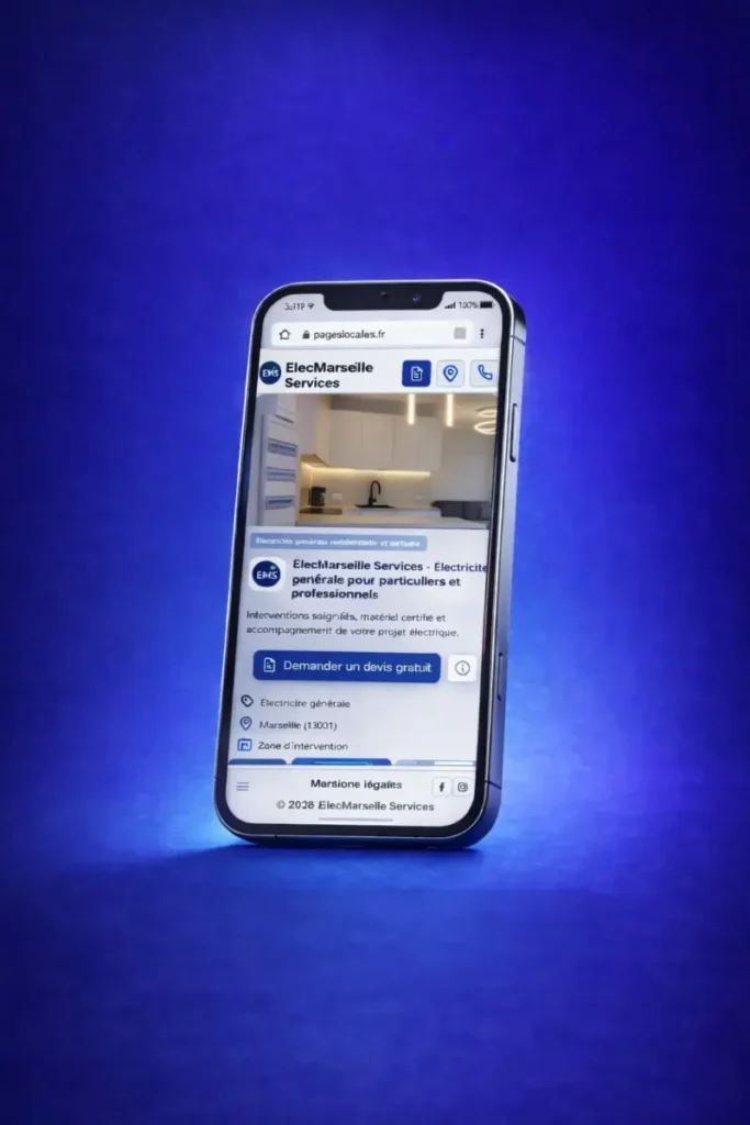 Exemple de service présenté avec PagesLocales